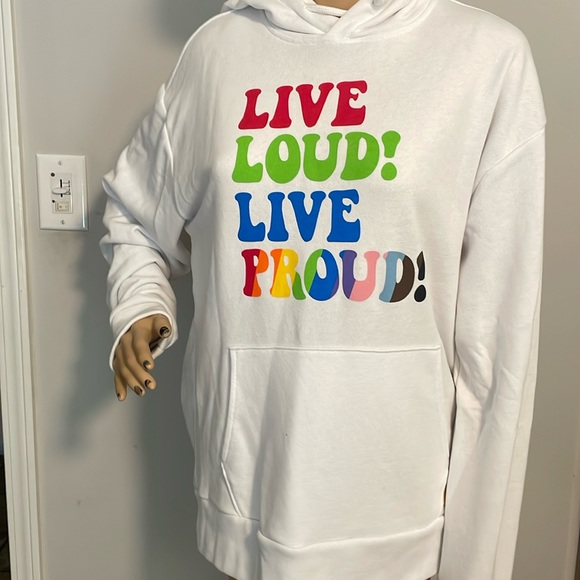 NWOT Hollister Hoodie Wear it with Pride Size Men’s Large Unisex - Picture 1 of 10